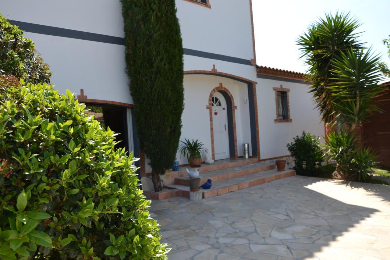 Maison Les Agapanthes Villeneuve-les-Beziers Bagian luar foto