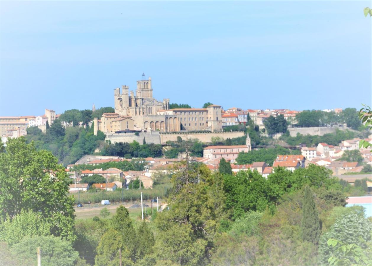 Maison Les Agapanthes Villeneuve-les-Beziers Bagian luar foto
