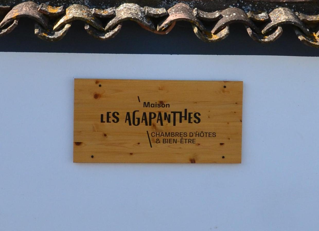Maison Les Agapanthes Villeneuve-les-Beziers Bagian luar foto